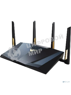 Маршрутизатор ASUS RT-BE88U, черный/желтый, 90IG08V0-MO3N0V