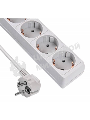 Сетевой фильтр Buro 500SL-5-G 5 м, 5 розеток, серый (пакет ПЭ)