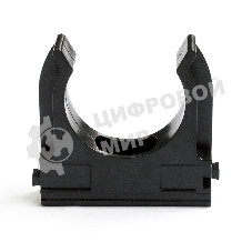 Крепеж-клипса Rexant для трубы ø 25 мм, черная (100 шт./уп.)