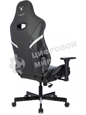 Кресло Knight Thunder 5X черный, экокожа, 120 кг, механизм качания