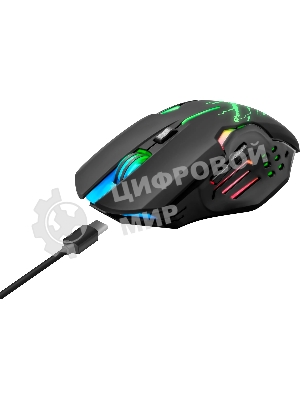 Мышь беспроводная Defender Katana GM-511 черный, 3200 dpi, радиоканал, USB, кнопки - 6