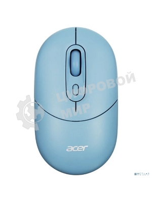 Мышь беспроводная Acer OMR301 синий, 1600 dpi, радиоканал, Bluetooth, USB, кнопки - 4
