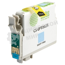 Картридж струйный Cactus CS-EPT0825 (T0825) светло-голубой (13,8 мл) для Epson Stylus Photo R270/290/RX590