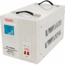 Стабилизатор напряжения Ресанта АСН-10000БА однофазный серый (63/6/40)