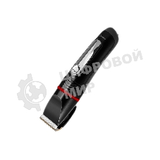 Машинка для стрижки волос Centek CT-2101 черный 3 Вт, LED, Li-Ion1200 до 3 часов, USB зарядка, 6 насадок