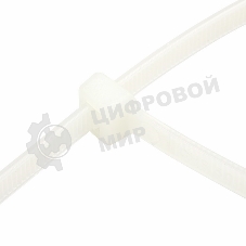 Хомут-стяжкa нeйлонoвая Rexant 250x3,6 мм, белая, упаковка 25 шт.