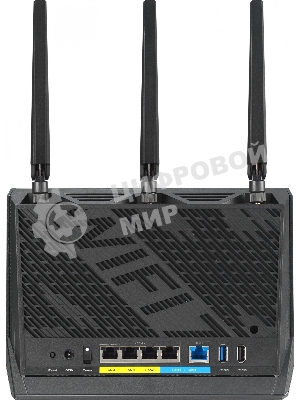 Маршрутизатор ASUS RT-BE86U, черный/красный, 90IG08W0-MO9A0V