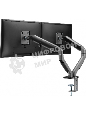 Кронштейн для мониторов Ultramounts UM735BL черный/серый 17