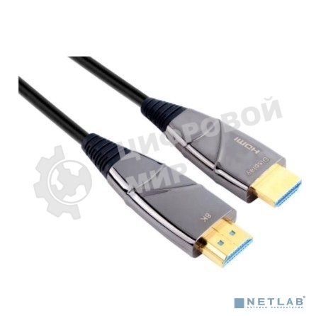Кабель активный оптический HDMI 19M/M,ver. 2.1, 8K@60 Hz 15m VCOM