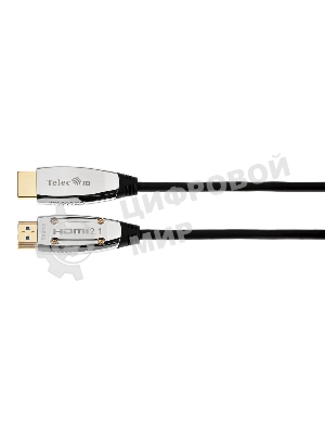 Кабель Активный оптический кабель HDMI 19M/M,ver. 2.1, 8K@60 Hz 5m Telecom TCG2120-5M
