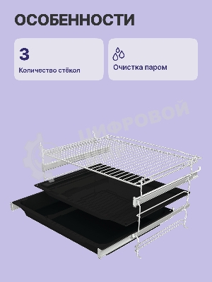 Встраиваемая электрическая духовка GORENJE/раиваемая электрическая духовка,ширина 60 см,объем 77л,пиролитическая эмаль,слоновая кость