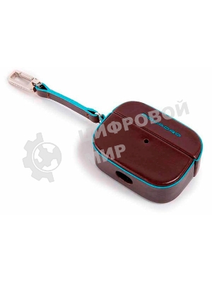 Чехол для наушников Piquadro Blue Square AC5308B2/MO коричневый натур.кожа