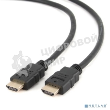 Кабель Filum HDMI 10 м., ver.2.0b, медь, черный,разъемы: HDMI A male-HDMI A male, пакет. FL-C-HM-HM-10M (894143)