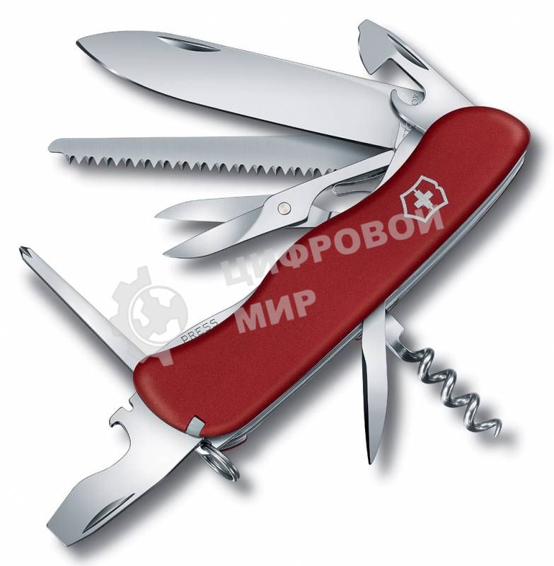 Нож перочинный Victorinox OUTRIDER (0.8513) 111мм 14функций красный