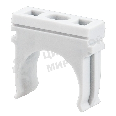 Крепеж-клипса Rexant для трубы ø 40 мм, серая (30 шт./уп.)