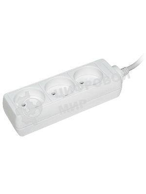 Удлинитель 3х3 м без заземл. 10А IP20 У3 2P IEK WYP10-06-03-03-N