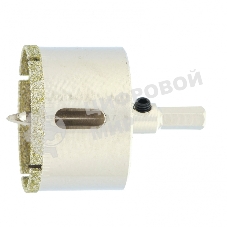 Сверло по керамической плитке и стеклу Сибртех, 45 х 55 мм, 6 гр.хв-к, с центр. сверлом