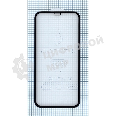 Защитное стекло 5D для Apple iPhone XS черный