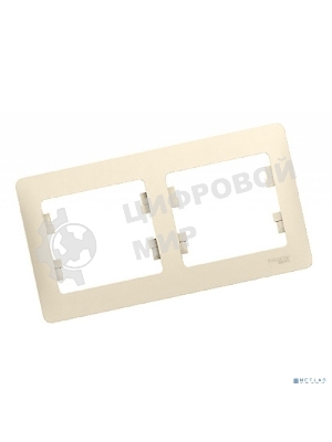 Рамка 2-м Glossa горизонт. беж. SchE GSL000202