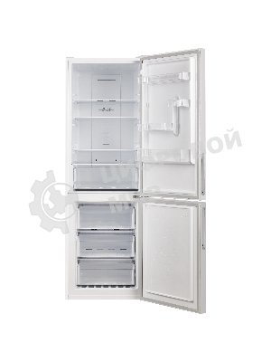 Холодильник Maunfeld MFF185NFW10 белый двухкамерный инвертор 240/100л морозилка снизу, No Frost