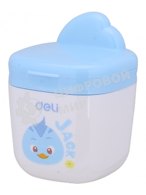 Точилка для карандашей ручная Deli ER01300, 1 отверстие, пластик, ассорти, дисплей