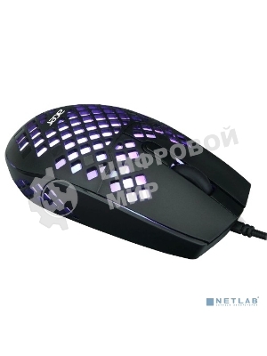 Мышь проводная Acer OMW134 черный, 3200 dpi, USB, кнопки - 6