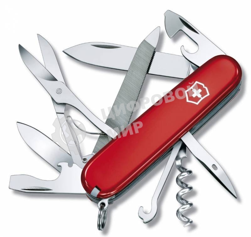 Нож перочинный Victorinox Mountaineer (1.3743) 91мм 18функций красный карт.коробка