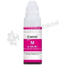 Чернила Canon GI-490M 0665C001 пурпурный для Canon Pixma G1400/2400/3400 (70мл)