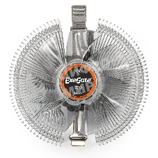 Кулер для процессора ExeGate EE90 серебристый, 90 мм, алюминий, 2200 об/мин, 22 дБ, 3 pin, 75 Вт, 45 мм