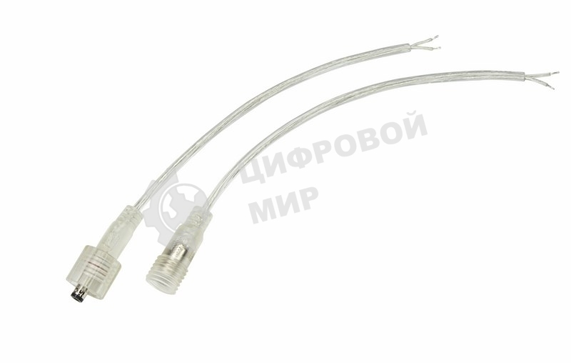 Соединительный кабель Rexant (2pin) герметичный (IP67) 2х0.35мм² прозрачный