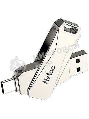 Флешка USB Netac U782C dual USB 3.0+TypeC 64Gb, retail version
