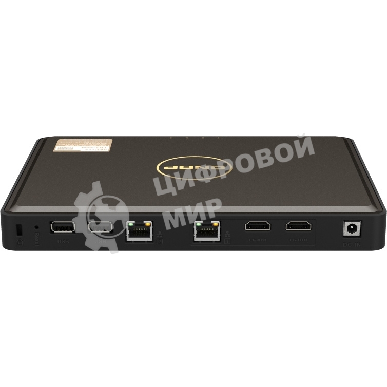 Сетевой RAID накопитель SMB QNAP TbS-464-8G NAS 4-bay M.2 NVMe, Intel Celeron N5105 4-core/4-thread 2.0-2.9 GHz, 8 Gb DDR4, 2 x 2.5 GbE, 2xUSB 3.2 Gen 1 port, 3xUSB 2.0 port, 2xHDMI Output