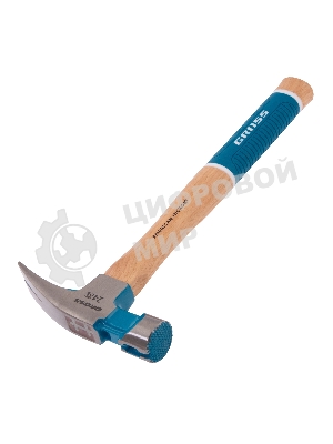Молоток-гвоздодер Gross AMERICAN HICKORY 680 г, угол 75, магнит, обрезиненная рукоятка