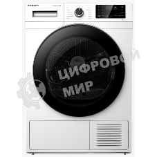 Сушильная машина Kraft KF-DM1001HPW белый, 10 кг, сушка - тепловой насос, программ - 15, 60 x 84 x 62 см