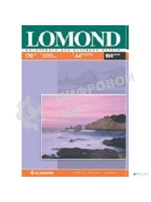 Фотобумага Lomond 0102006 A4/170г/м2/100л./белый матовое/матовое для струйной печати