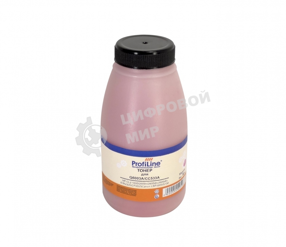 Тонер ProfiLine PL-Q6003/CC533/CE253/CE263/CE743/CB403 для HP CLJ 1600/2600n/2600dn/2600dtn/CM2320/CP2025/3525/5220/5225/4005/4025/4525/Canon LBP5000/5100 Magenta 90 гр Фасовка РФ