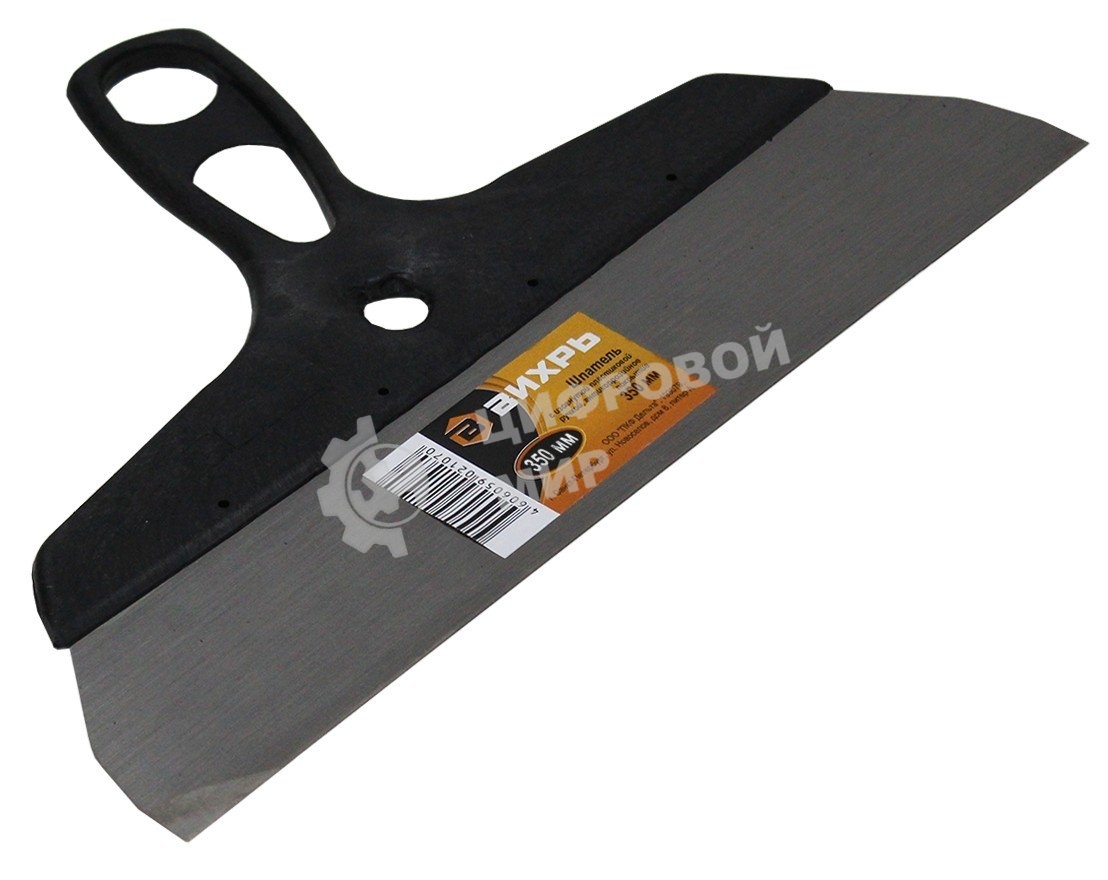 Шпатель ВИХРЬ нерж.cталь пластиковая рукоятка 350мм 73/3/2/23