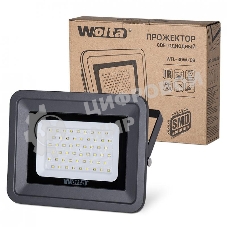 Светодиодный прожектор WOLTA WFL-30W/06 5500K, 30 W SMD, IP 65,цвет серый,слим