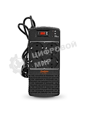 Стабилизатор ExeGate Power AD5000-1000 (1000VA/500W, диапазон 150...280В, 4 евророзетки)