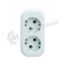 Колодка удлинителя 2-м АВС-пл. с заземл. UNIVersal E302