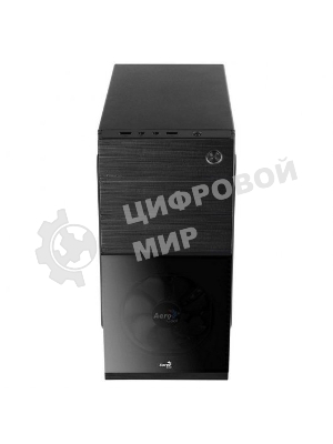 Компьютерный корпус Aerocool/Formula Cs-105, mATX, без БП, 187x361x355мм (ШxГxВ), USB 3.0 x1, USB 2.0 x1, металл 0,5мм, 120-мм вентилятор в комплекте, черный