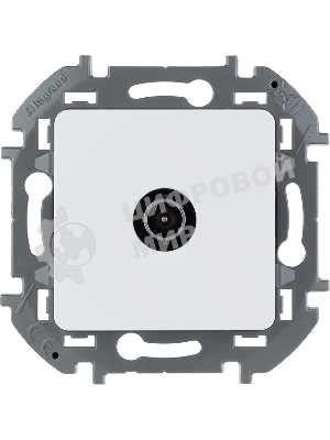 Розетка телевизионная TV оконечная 10 дБ 5-862 мГц белый