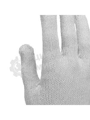 Перчатки трикотажные, с ПВХ точкой, 5 пар в упаковке, 7 класс Россия