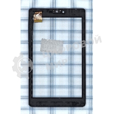 Сенсорное стекло (тачскрин) для Irbis TZ730, черное с рамкой