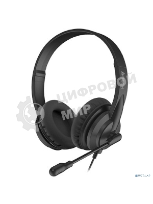 Гарнитура A4Tech HU-10 чёрный, проводная