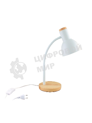 Светильник настольный СТАРТ CT84, E27, до 40Вт, 1,5м, белый