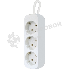 Удлинитель Defender E350 белый 5.0 м, 3 розетки 