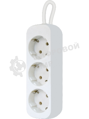 Удлинитель Defender E350 белый 5.0 м, 3 розетки 
