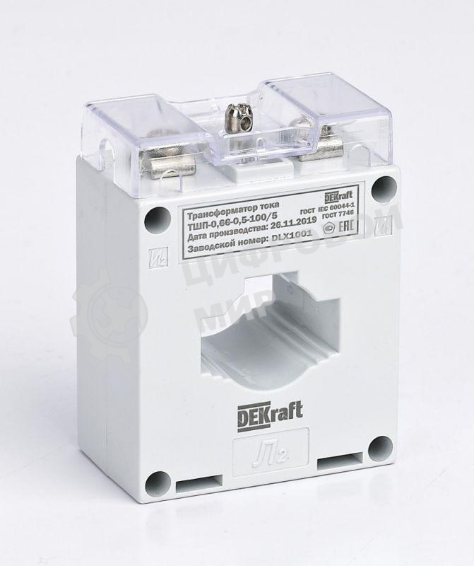 Трансформатор тока ТШП-0.66 0.5 150/5 5В.А D30мм SchE 50135DEK