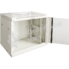 Шкаф настенный серии Pro, 12U 600x450, стеклянная дверь